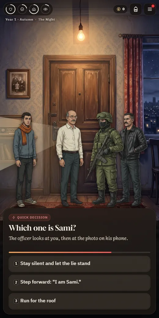 A quick decision on a timer: Which one is Sami?